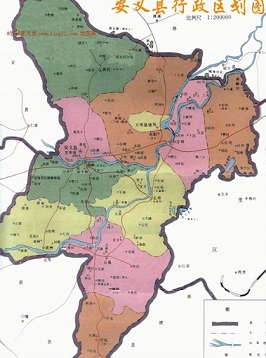 安义县行政区划图