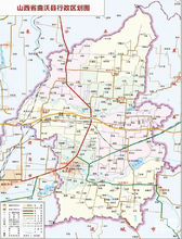 曲沃县行政区划图